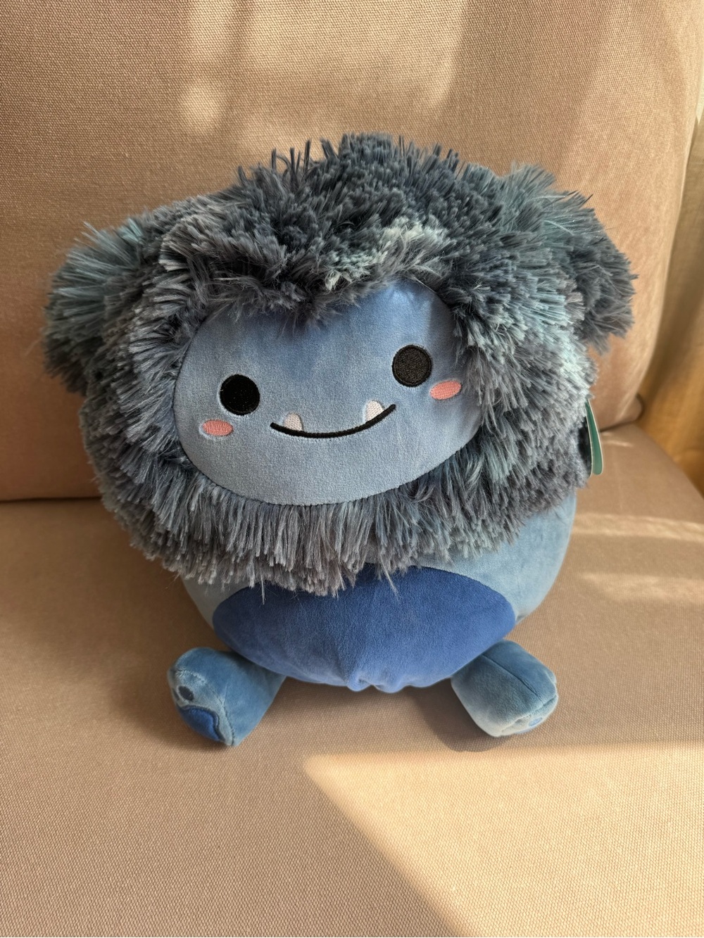 NWT 11" Dani the Navy Blue Bigfoot Squishmallow Yeti Plush Kellytoy Exclusive.